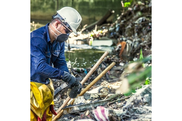 Image Safely Disposing Contaminated Soil